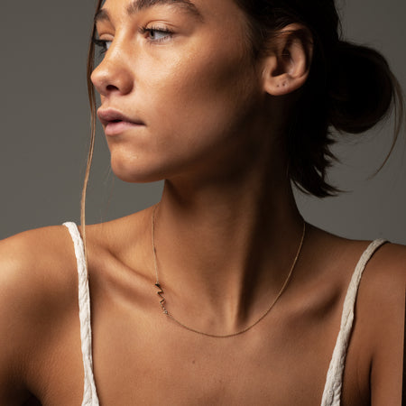 M is for Minimalist Necklace