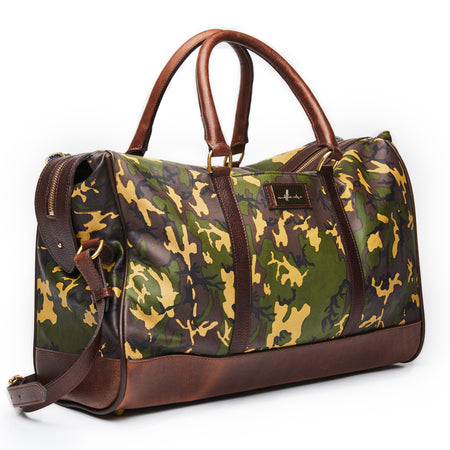 International Appeal Leather Duffle